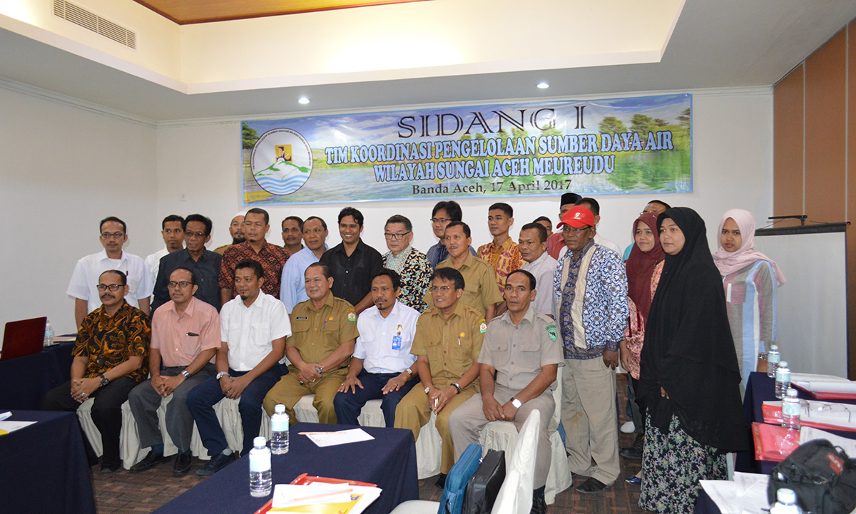 Sidang I TKPSDA Wilayah Sungai (WS) Aceh Meureudu yang merupakan sidang pertama untuk wilayah sungai Aceh Meureudu pada tahun 2017