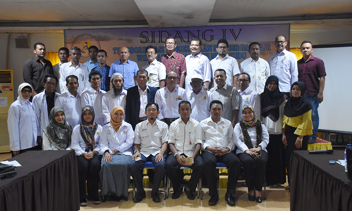 Sidang IV TKPSDA Wilayah Sungai Aceh Meureudu di Hotel Grand Hasan