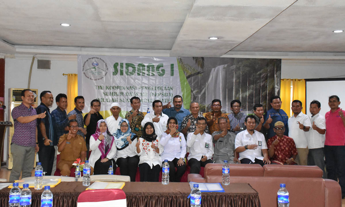 Sidang I TKPSDA Wilayah Sungai Woyla Batee