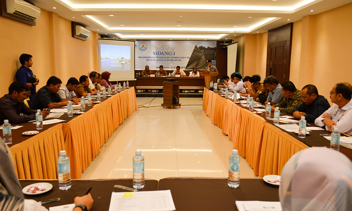 Sidang I TKPSDA Wilayah Sungai Aceh Meureudu Periode II Tahun 2019