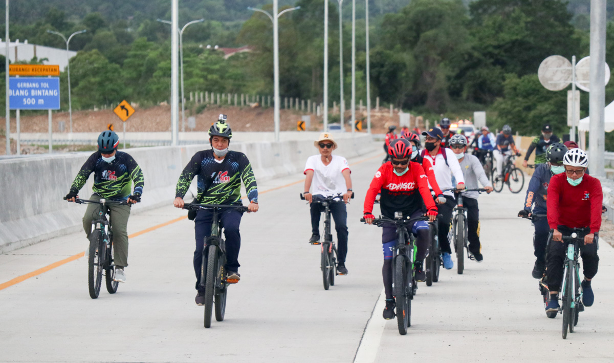 Peserta Gowes Bersama BWS Sumatera 1