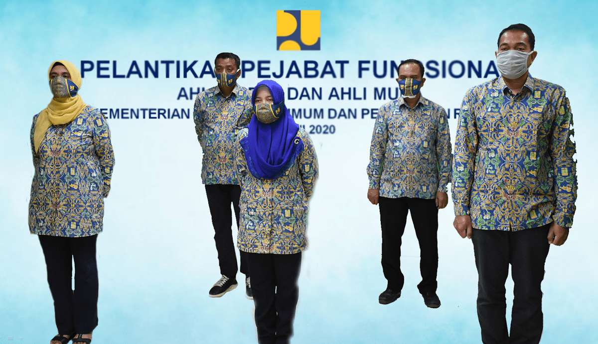 Pelantikan Beberapa Pejabat Fungsional di Balai Wilayah Sungai Sumatera 1 Melalui Video Conference