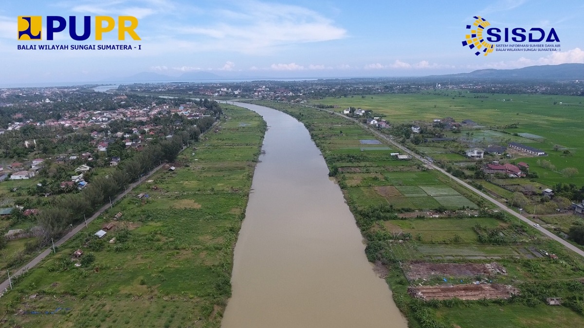 Penataan Flodway Sungai Krueng Aceh Selesai 100%