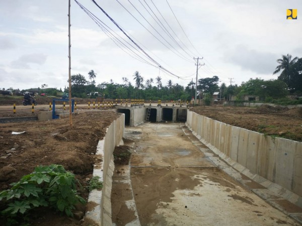 Kementerian PUPR Bangun Saluran Pengendali Banjir Kawasan Ekonomi Khusus Mandalika