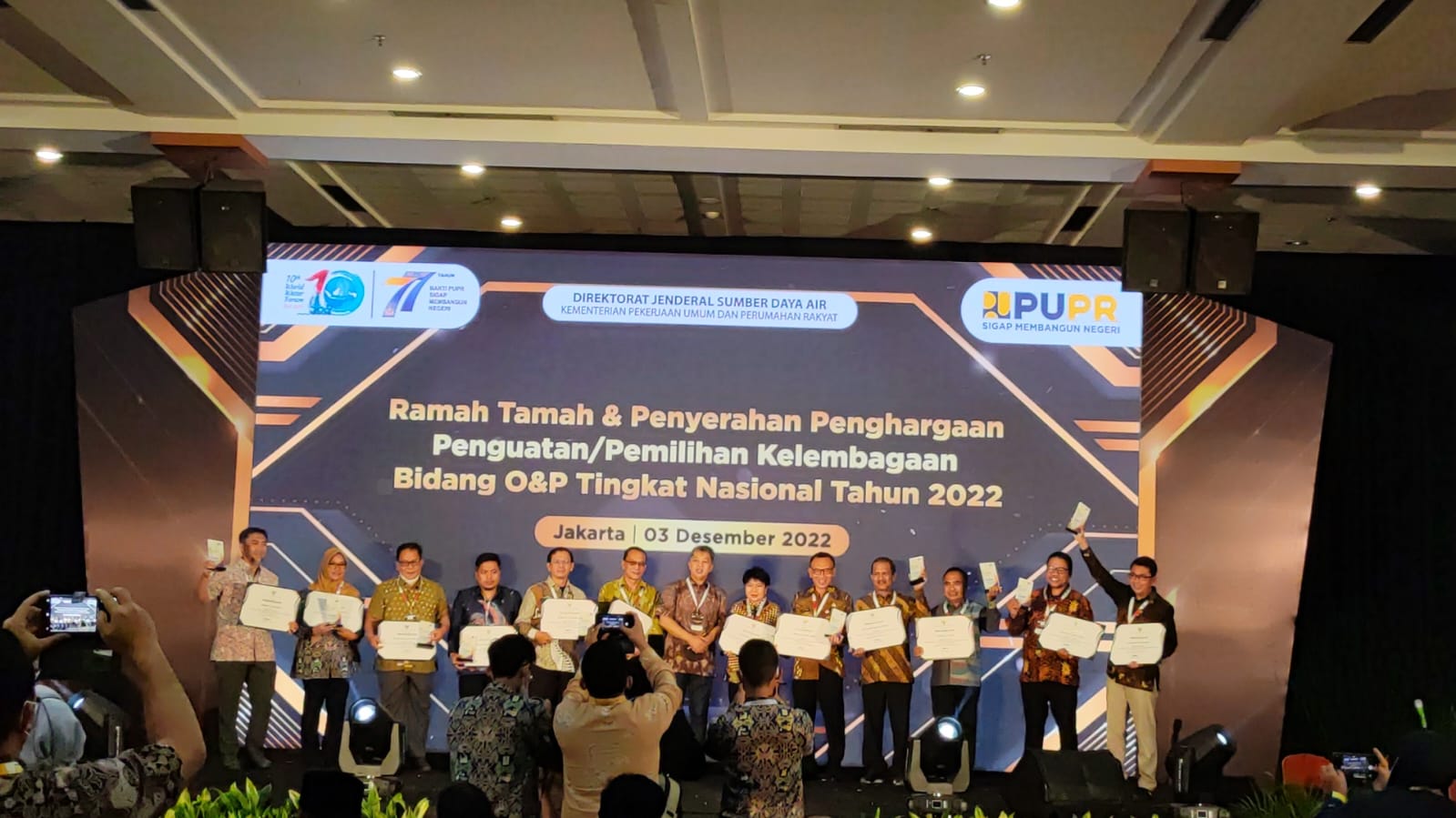 TKPSDA WS Aceh-Meureudu mendapatkan Juara I pada Lomba TKPSDA Kewenangan Pusat