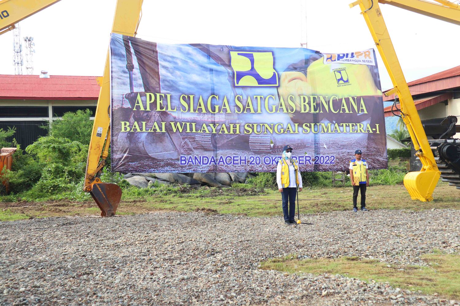 Ibu Yusvira Syah Putri memimpin Apel Siaga Bencana