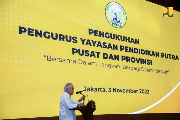 Tingkatkan Kualitas SDM, Kementerian PUPR Rehabilitasi Sarana Yayasan Pendidikan Putra