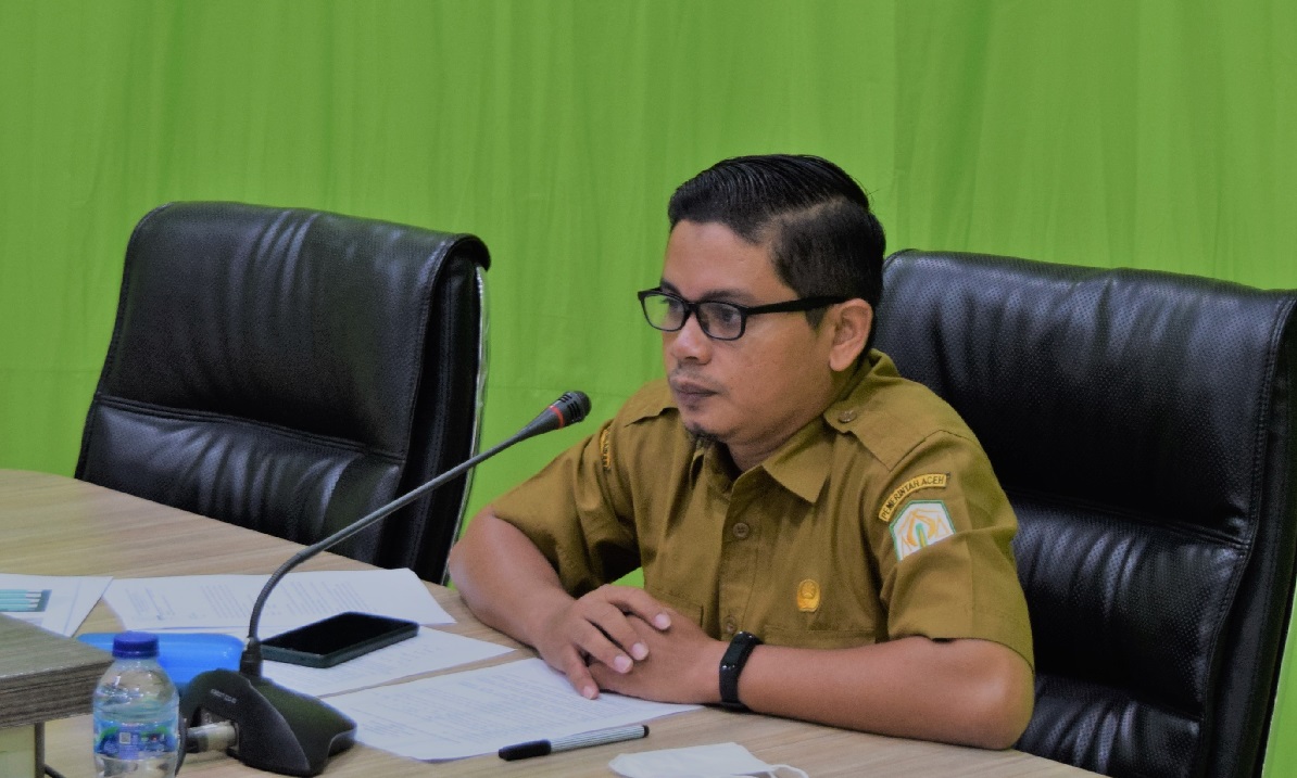 Bapak Reza Tanzil memimpin Sidang I TKPSDA WS Woyla Batee Tahun 2022