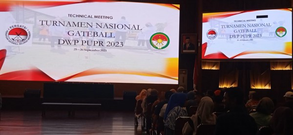 Pererat Silaturahmi Istri Pegawai, Kementerian PUPR Selenggarakan Turnamen Nasional Gateball DWP PUPR 2023