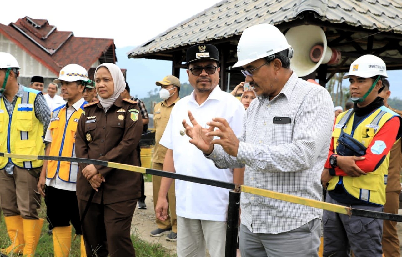 Pj Bupati Aceh Utara Bersama Forkopimda Kembali Tinjau Waduk Keureutoe